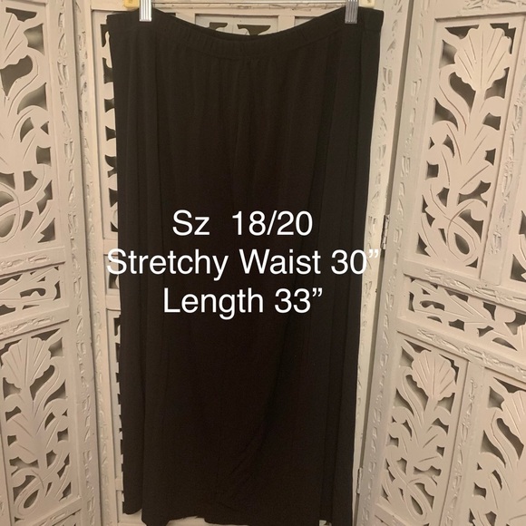 Dresses & Skirts - PLUS BLACK LONG STRETCHY SKIRT Dresses & Skirts - PLUS BLACK LONG STRETCHY SKIRT